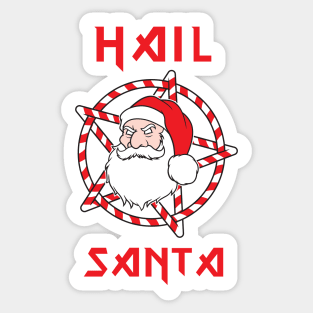 Hail Santa Sticker